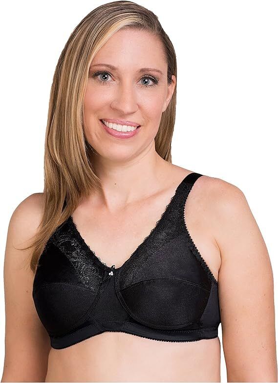 Trulife Barbara Mastectomy Bra Pocketed Bra For Prosthesis Black Bra B210
