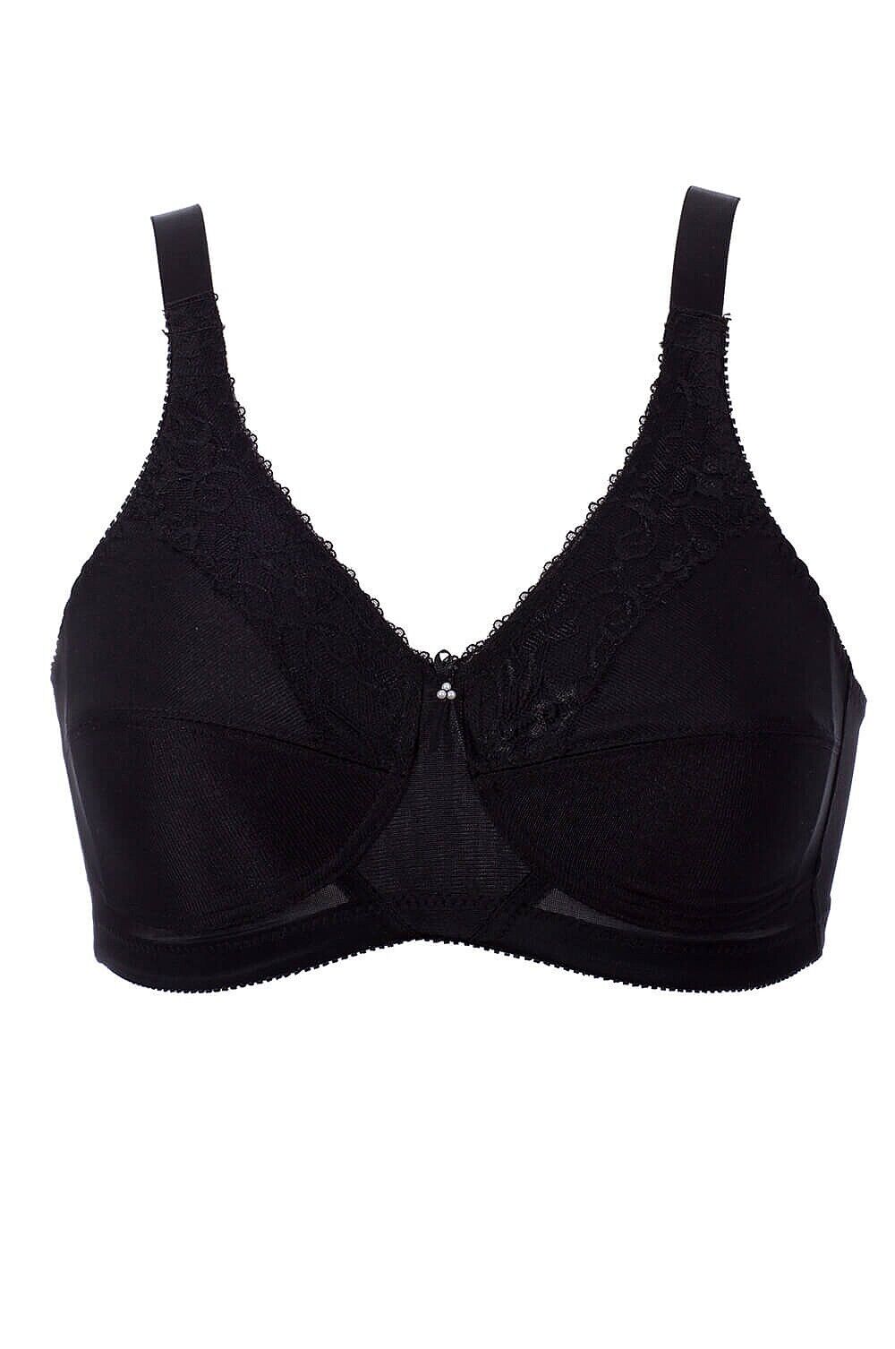 Trulife Barbara Mastectomy Bra Pocketed Bra For Prosthesis Black Bra B210
