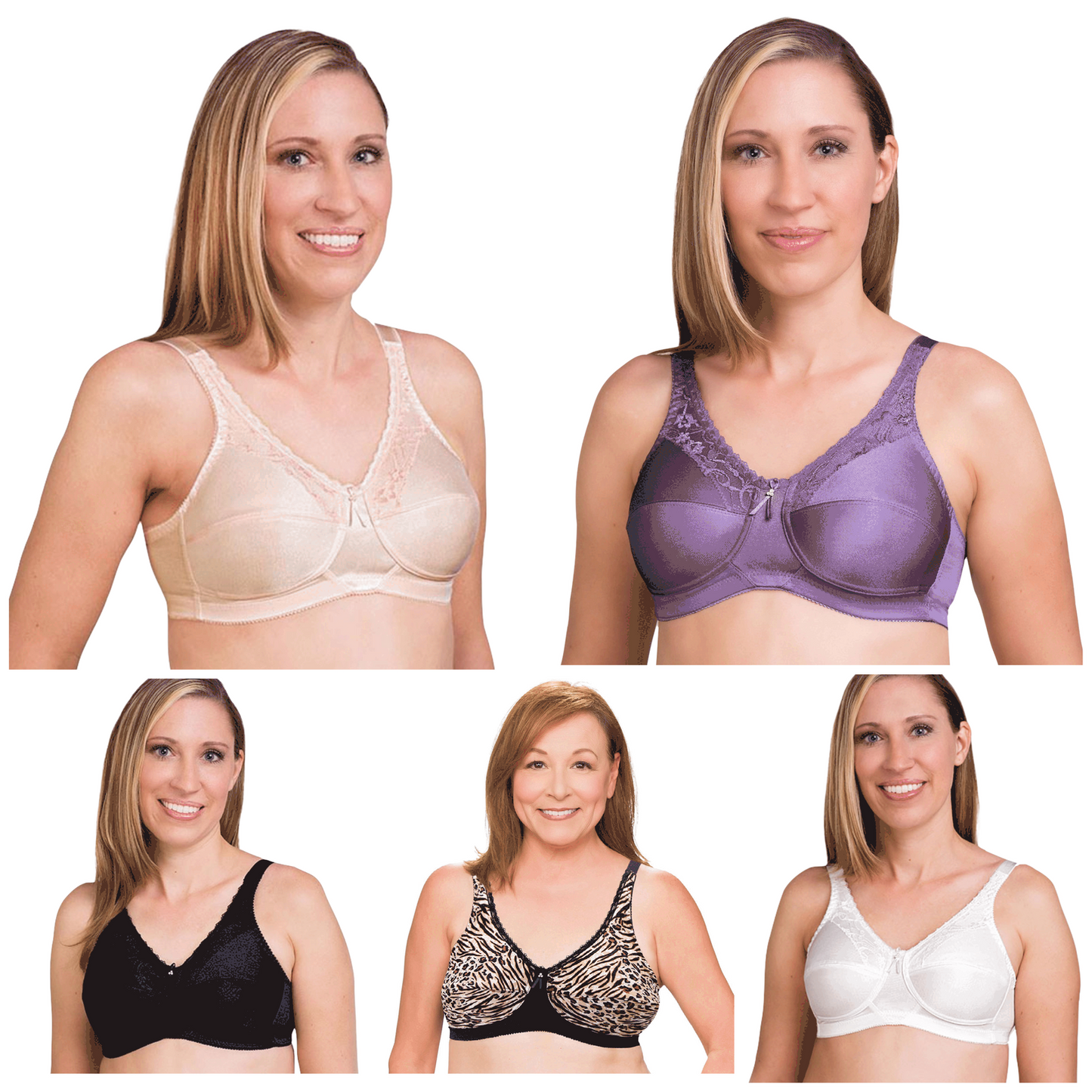 Trulife Barbara Mastectomy Bra Pocketed Bra For Prosthesis Amethyst Bra AM210