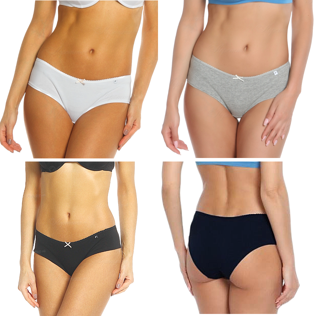 Ladies Knickers Polly Cheeky Alice Shorts Ladies Hipster Briefs 3 Pack