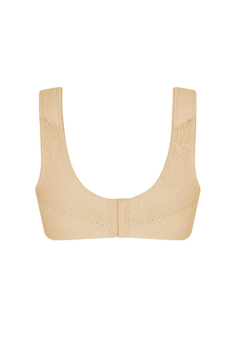 Amoena Leslie Pocketed Non-wired Soft Bra - Sand