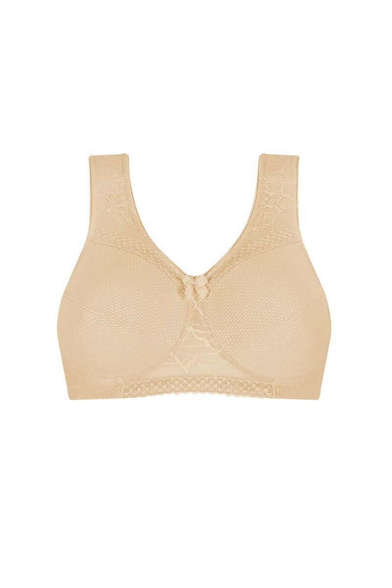 Amoena Leslie Pocketed Non-wired Soft Bra - Sand