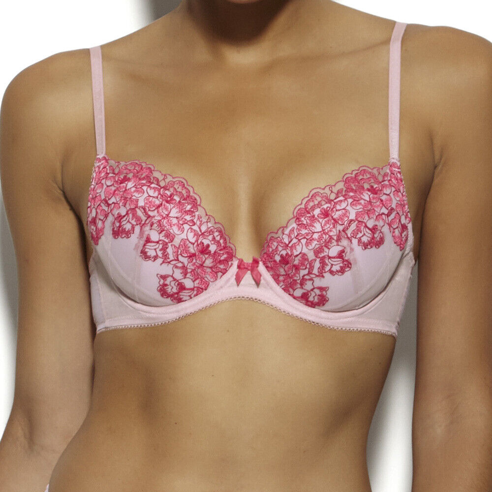 Gossard Colour Clash Plunge Bra Gossard Plunge Bra Pink Bra 32E 32F