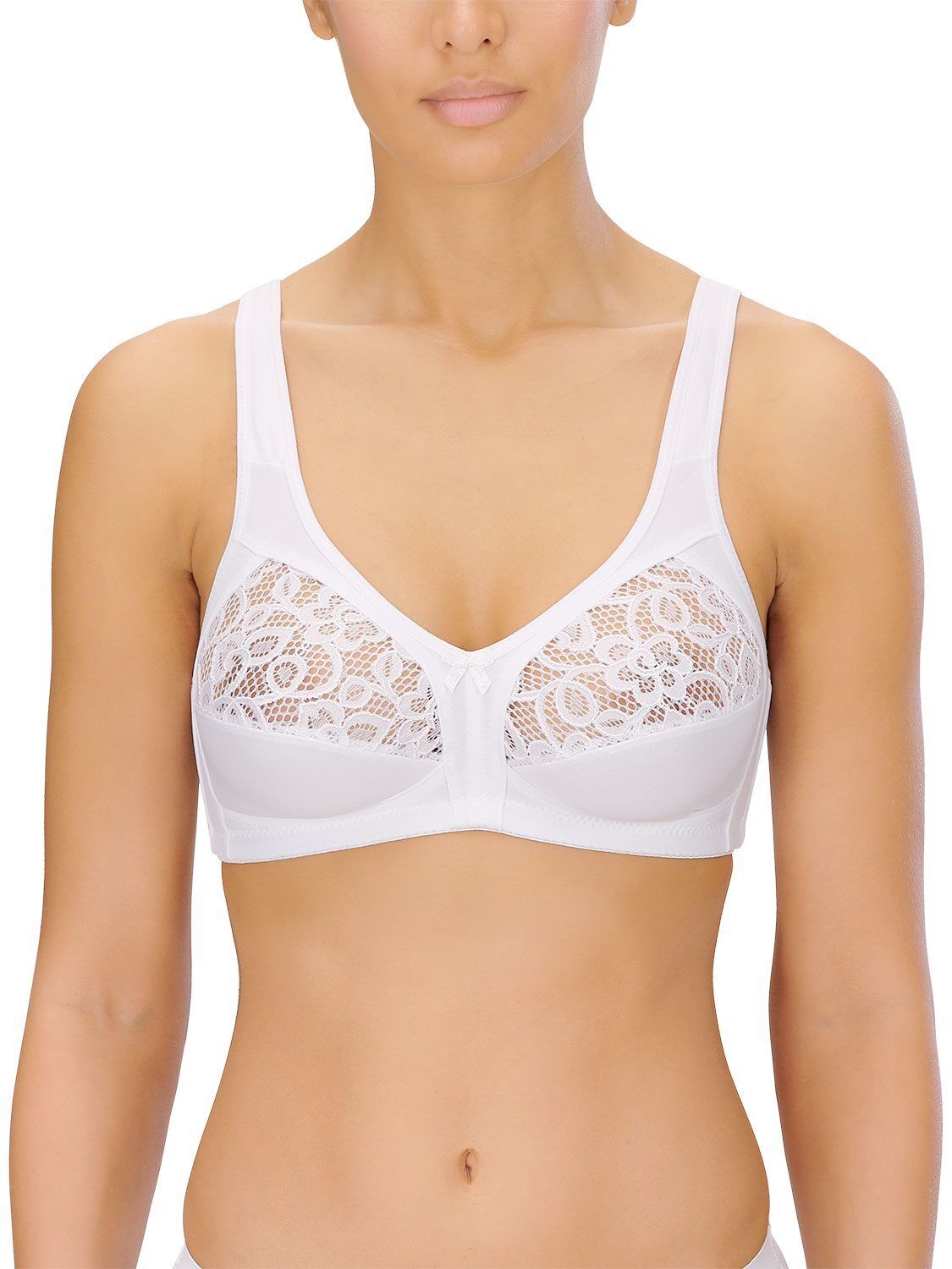 Naturana Soft Cup Bra 5046 Non Wired Available In White, Black or