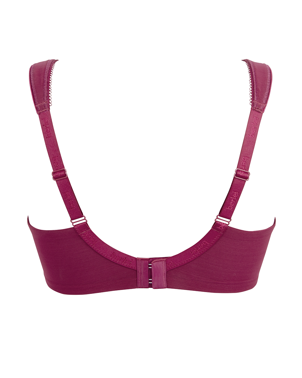 Berlei Bra B521 Burgandy Beauty Minimiser Bra Underwired Style Smooth Floral Cup
