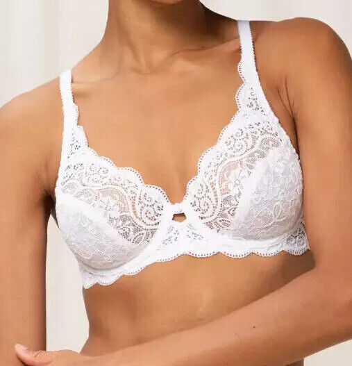 Triumph Amourette Bra Underwired Bra Underwired Bra Non Padded W Bra White