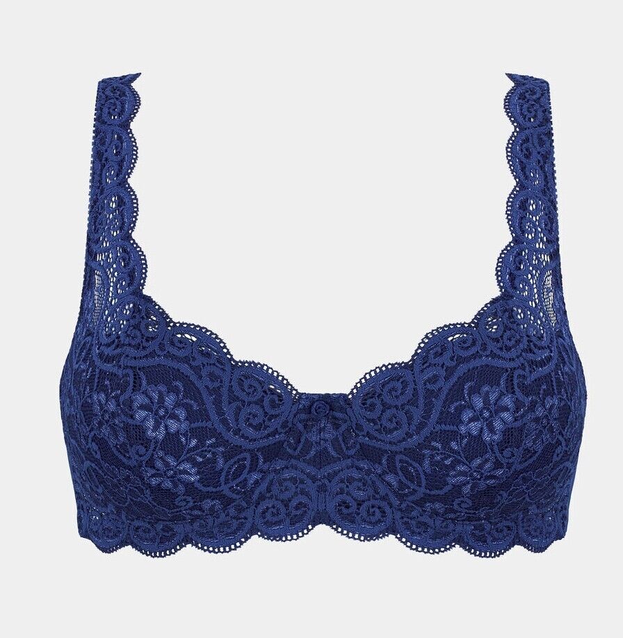 Triumph Amourette Padded Underwired Bra Triumph Amourette 300 WHP Bra Deep Water