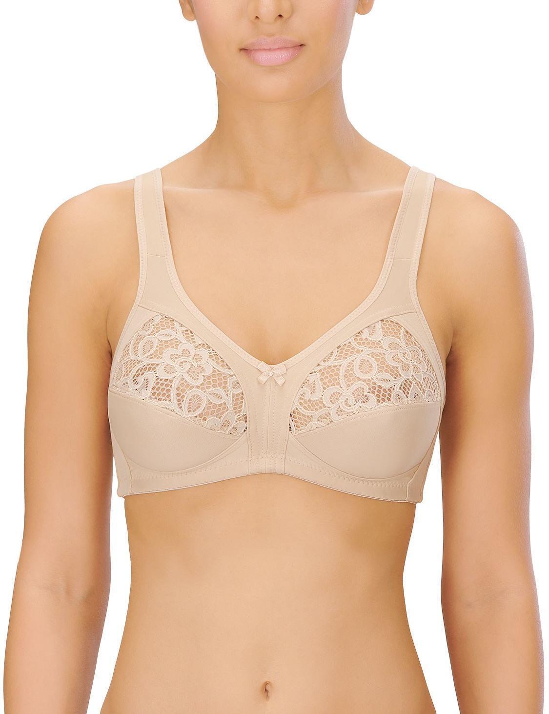 Naturana Soft Cup Bra 5046 Non Wired Available In White, Black or Light Beige