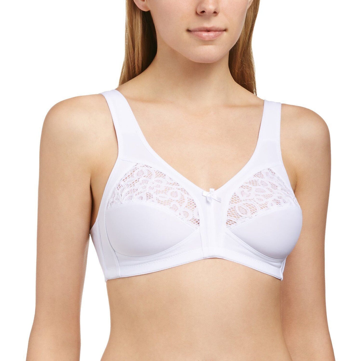 Naturana Soft Cup Bra 5046 Non Wired Available In White, Black or Light Beige