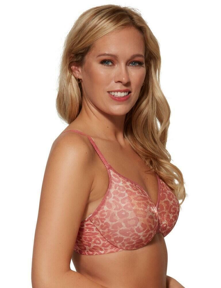 Gossard Glossies Bra Animal Print Moulded Bra Funky Leopard Print Underwired Bra