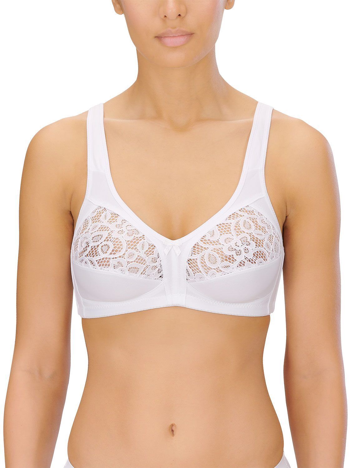 Naturana Soft Cup Bra 5046 Non Wired Available In White, Black or Light Beige