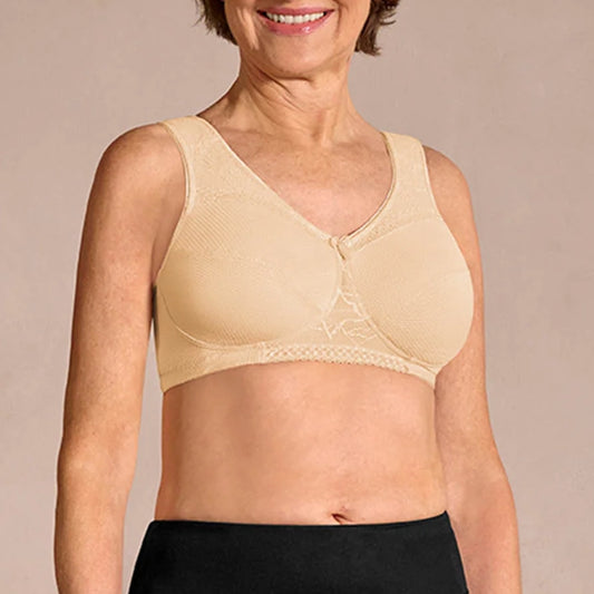 Amoena Leslie Pocketed Non-wired Soft Bra - Sand