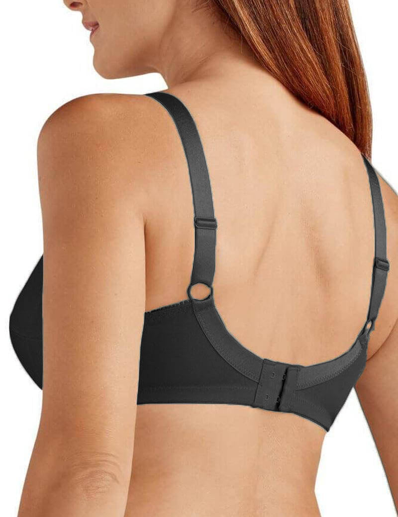 Amoena Nancy Mastectomy Pocketed Bra - Black