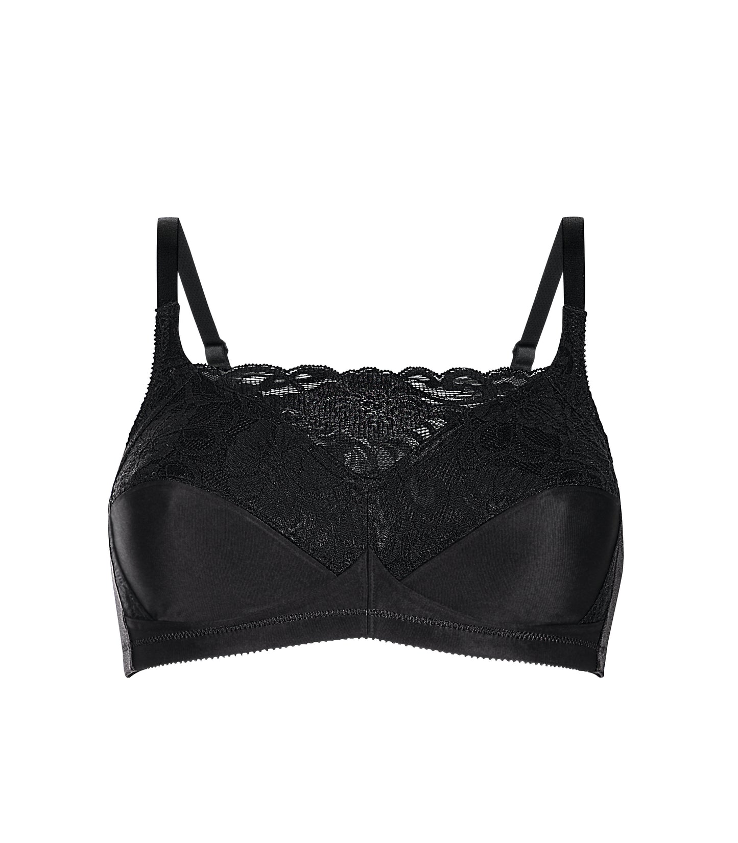 Amoena Isabel Camisole Pocketed Non-wired Soft Bra - Black