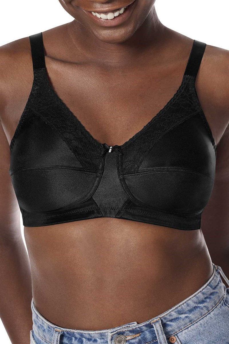 Amoena Nancy Mastectomy Pocketed Bra - Black