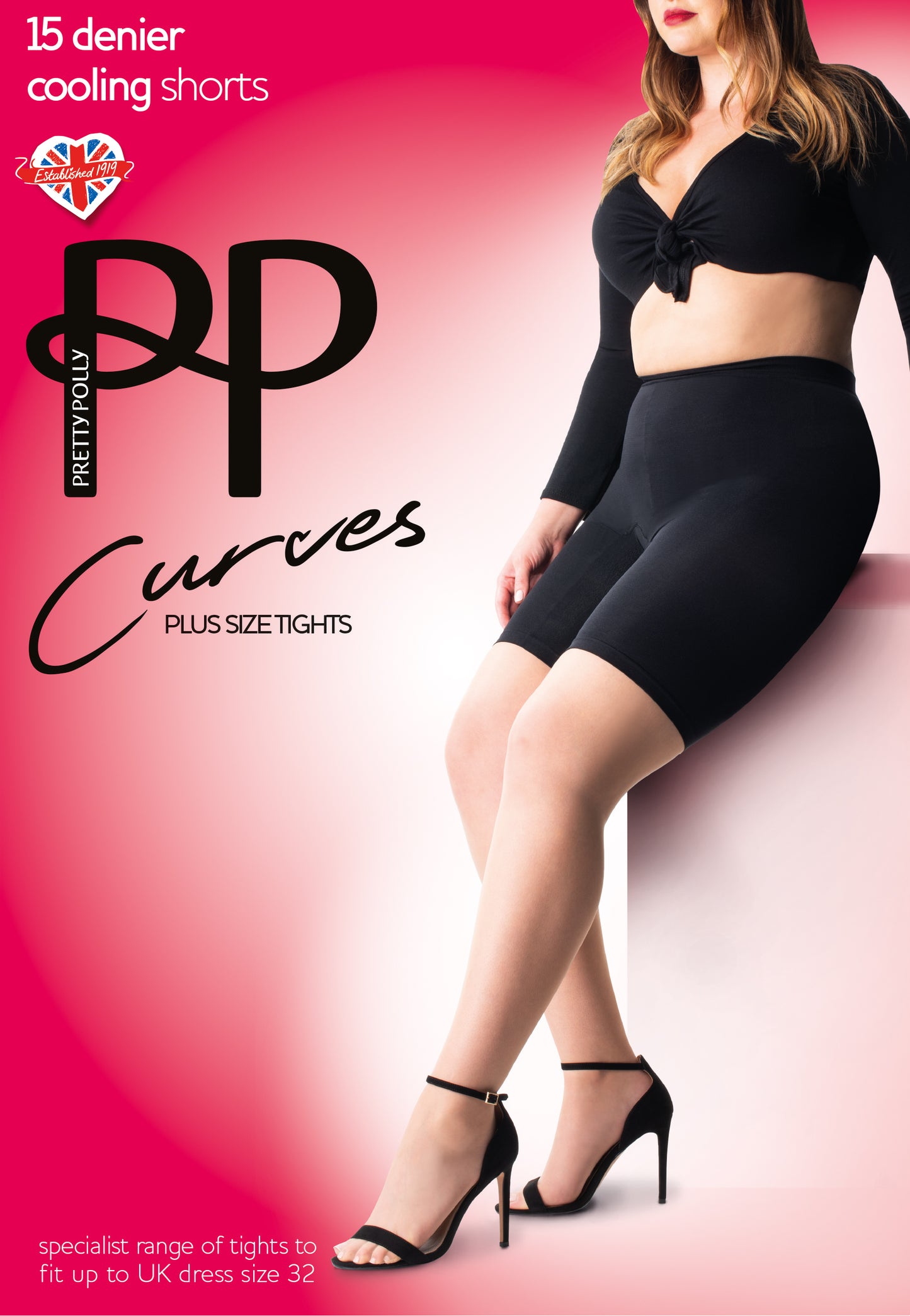 Pretty Polly Curves Cooling Shorts Long Legged Underwear