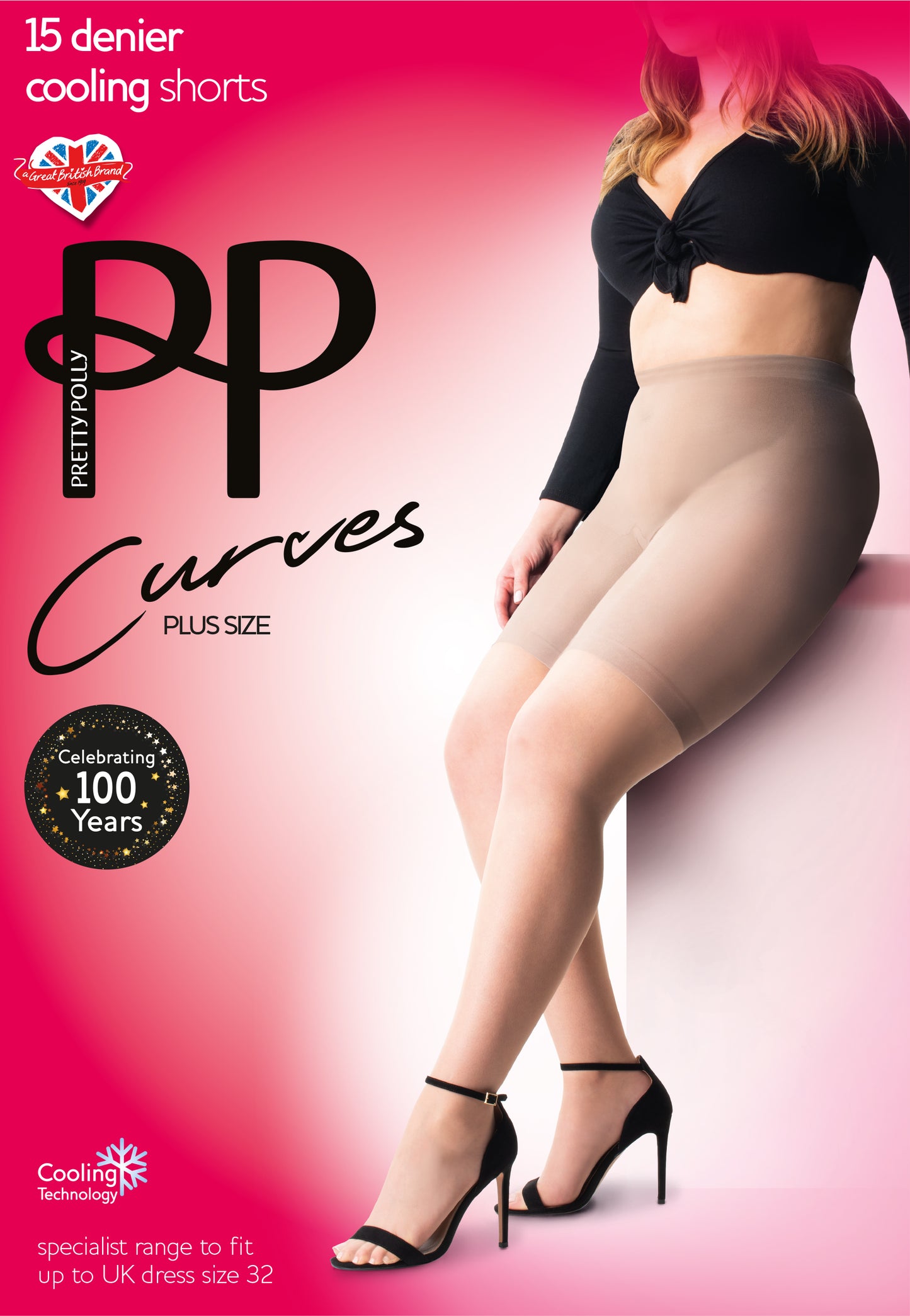 Pretty Polly Curves Cooling Shorts Long Legged Underwear