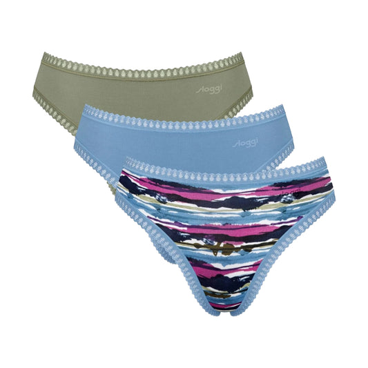 Sloggi Go Crush Tai Briefs - 3 Pack
