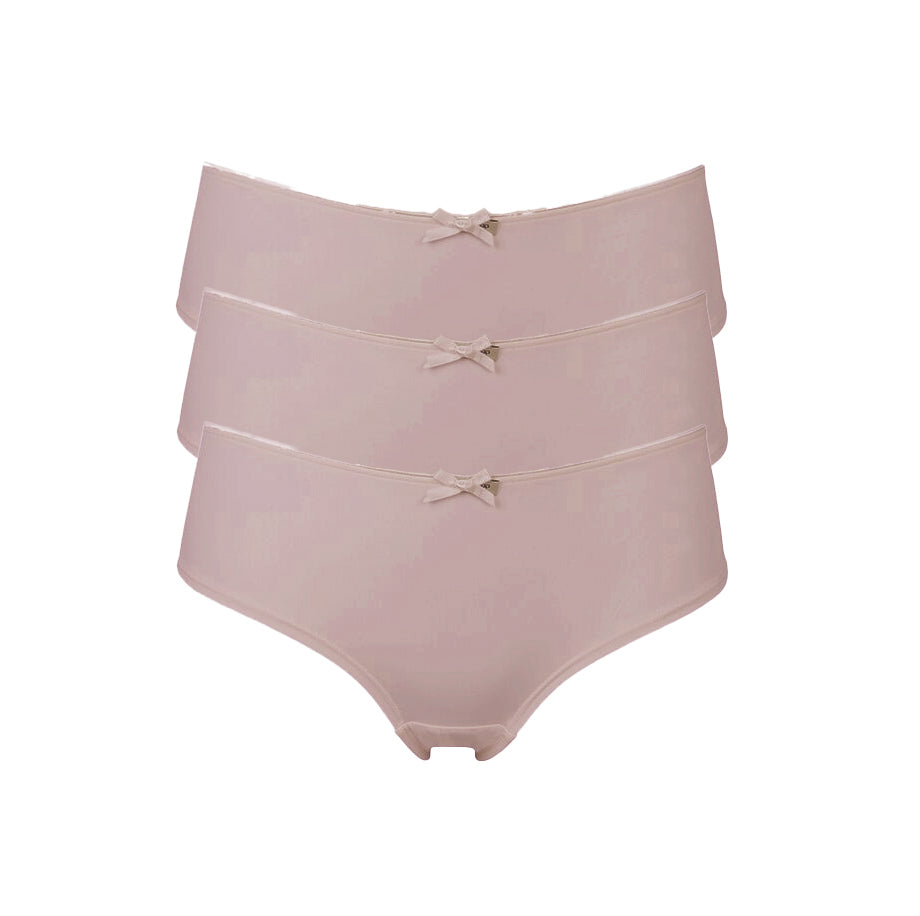 Pretty Poll Ladies Briefs Cheeky Hipster Boyshort 3 Pack Olivia Microfibre Brief