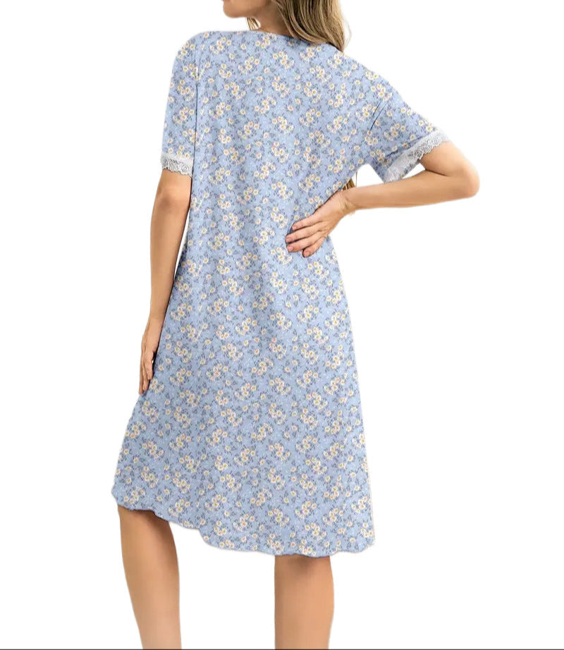 Zolidon Short Sleeved Nightdress 41"