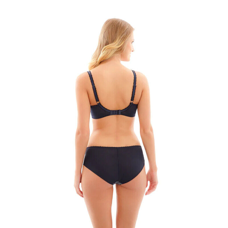 Panache Jasmine Briefs Navy Dogtooth Brand New Panache Knickers 6955
