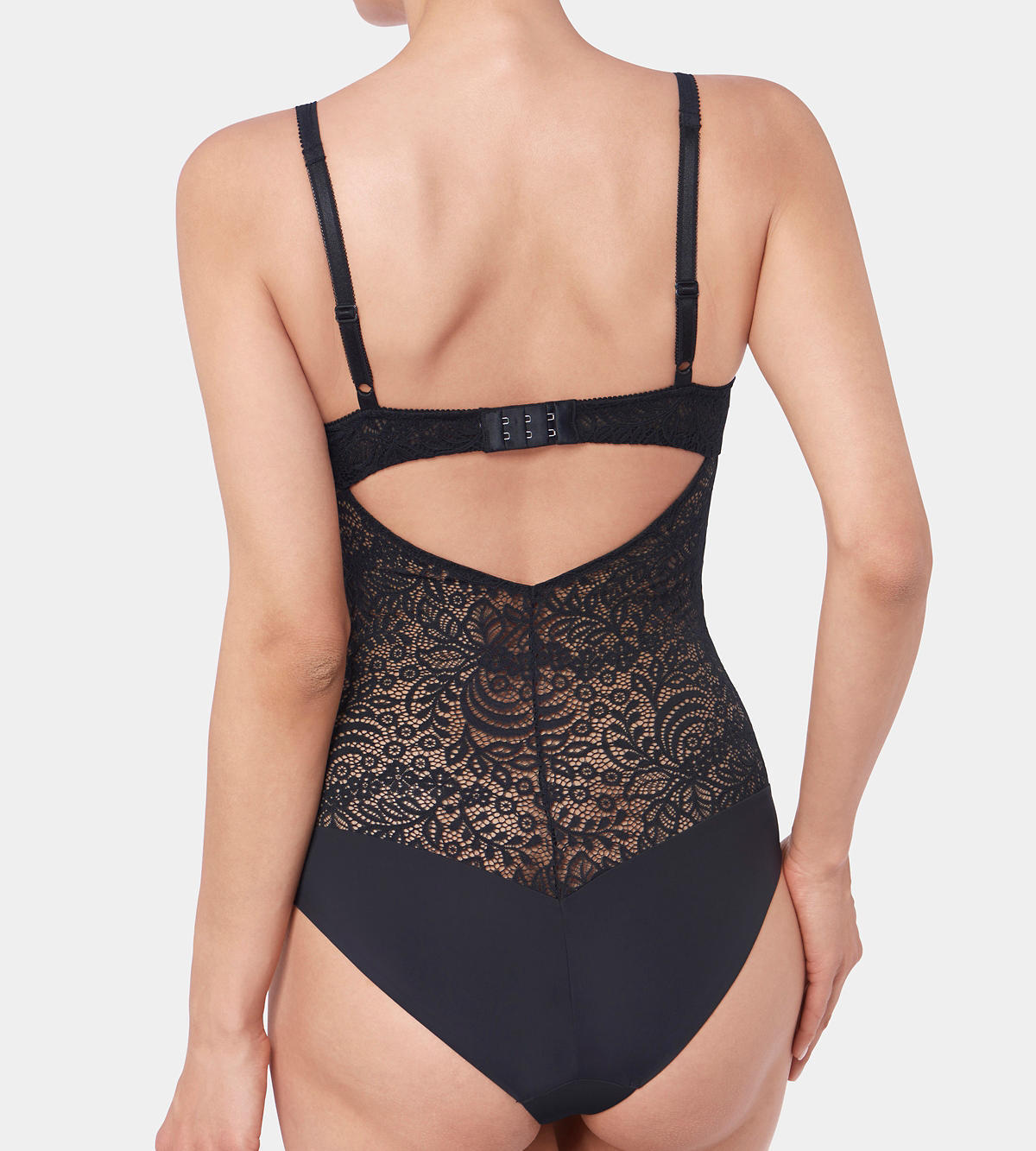Triumph Amourette Spotlight All In One Black Bodysuit