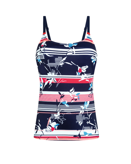 Amoena Capri Pocketed Tankini Swim Top