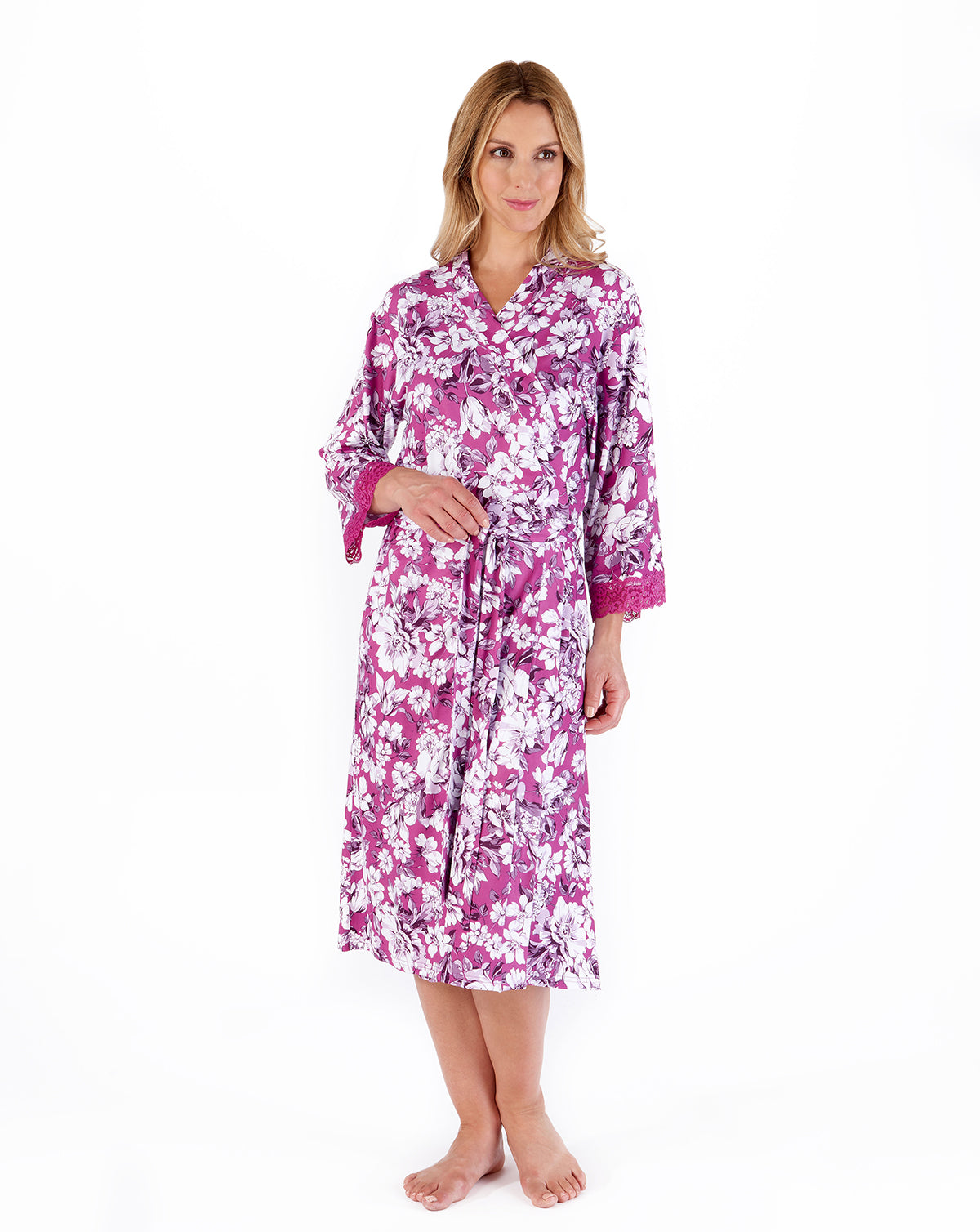 Gaspe Floral Kimono Robe