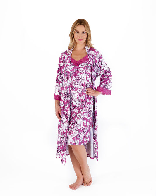 Gaspe Floral Kimono Robe