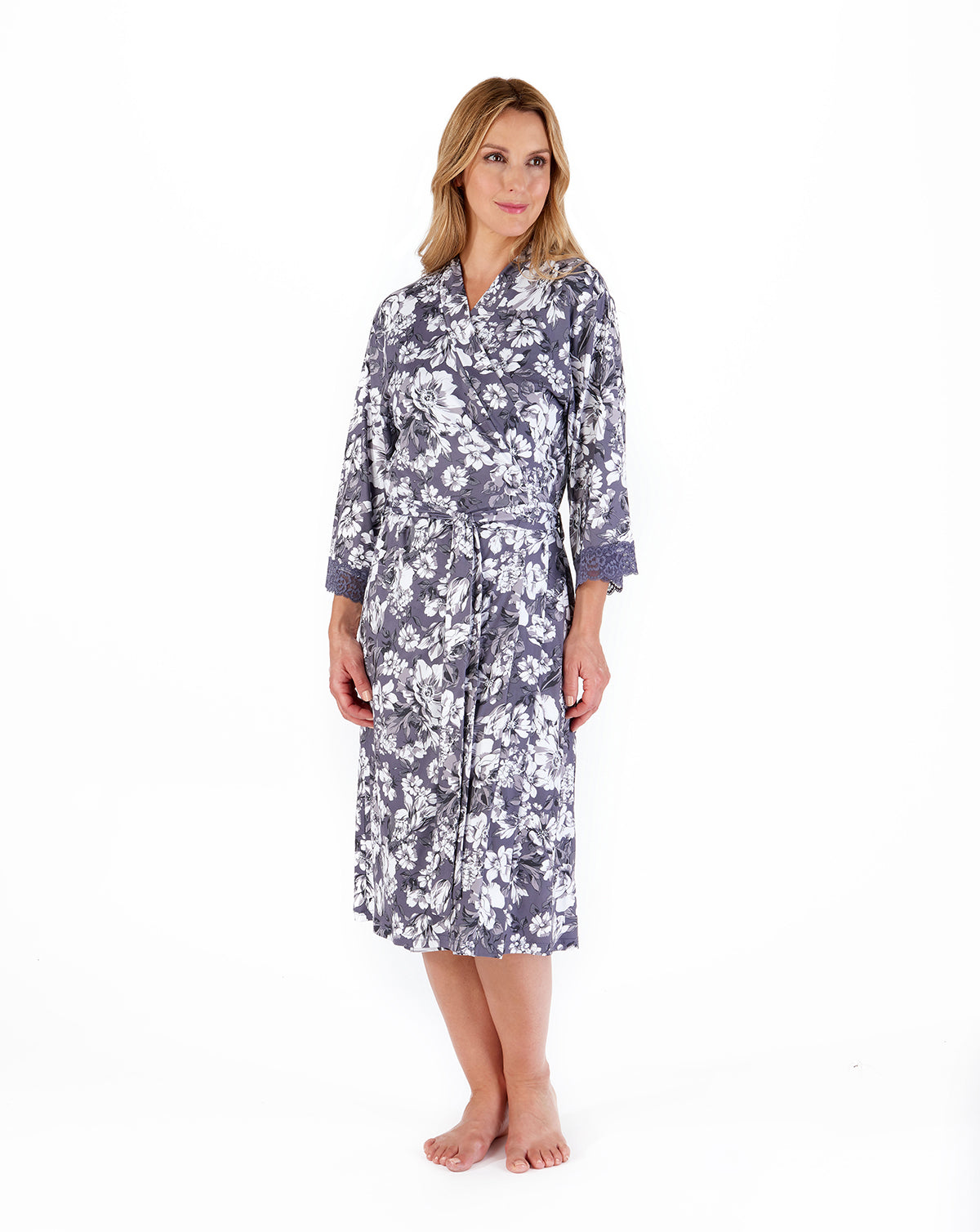 Gaspe Floral Kimono Robe