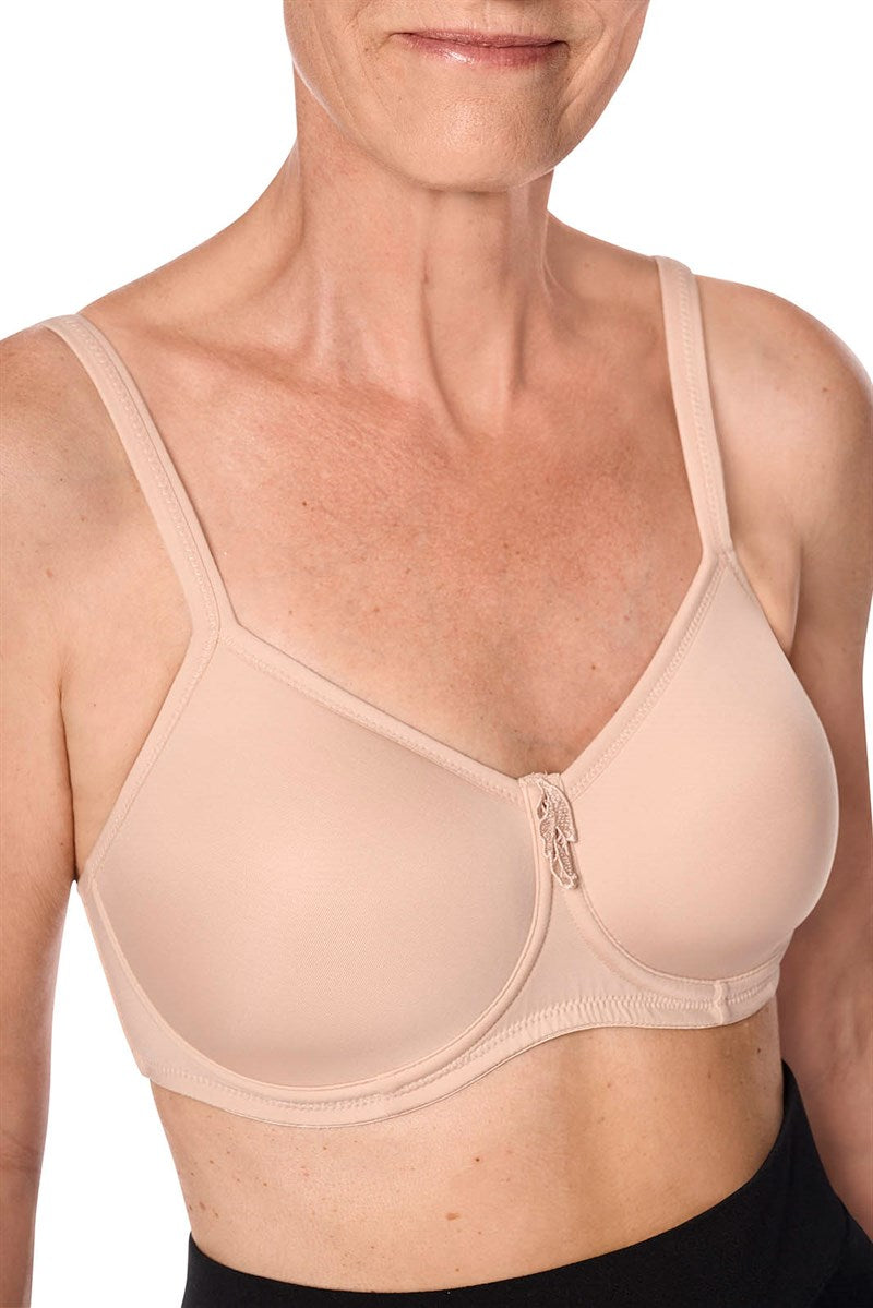 Amoena Lara Post Surgery Padded Pocketed T Shirt Bra