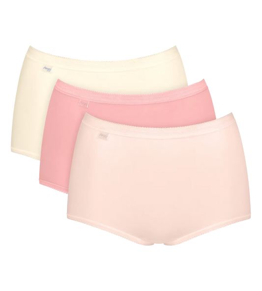 Sloggi Basic Maxi Cotton Briefs Colours - 3 Pack