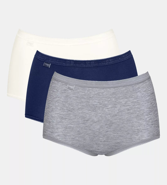 Sloggi Basic Maxi Cotton Briefs Colours - 3 Pack
