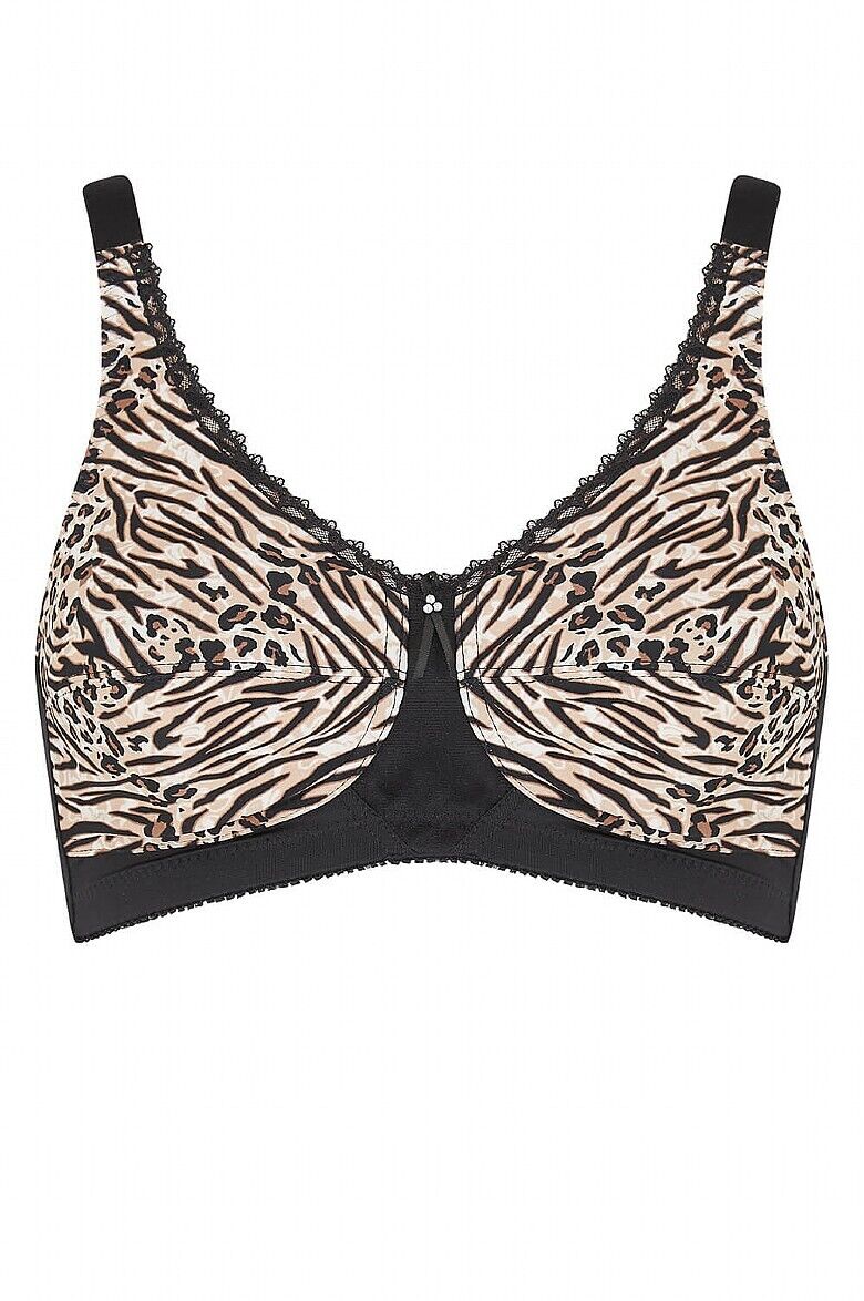 Trulife Barbara Mastectomy Bra Pocketed Bra For Prosthesis Exotic Black Bra 210