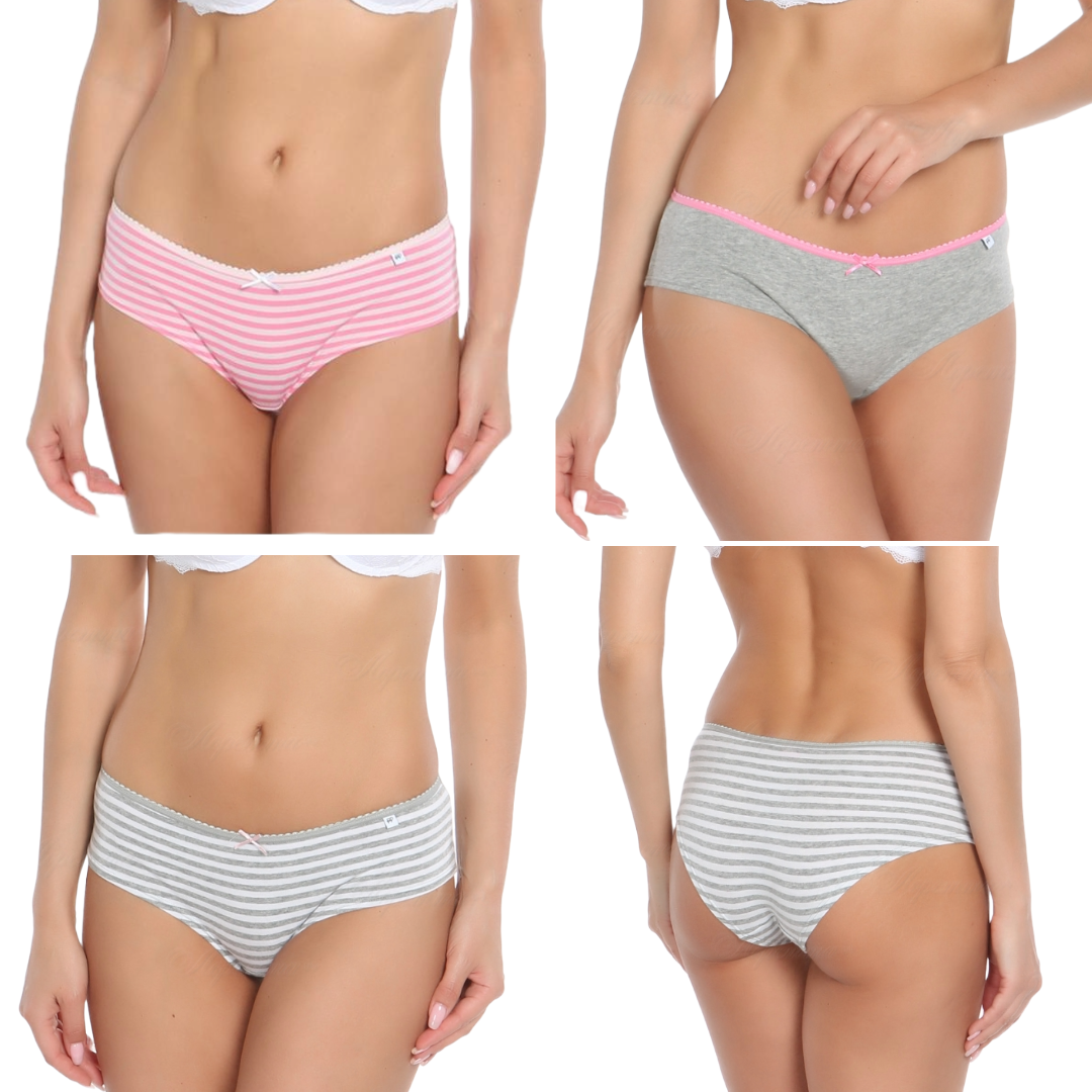 Ladies Knickers Polly Cheeky Alice Shorts Ladies Hipster Briefs 3 Pack
