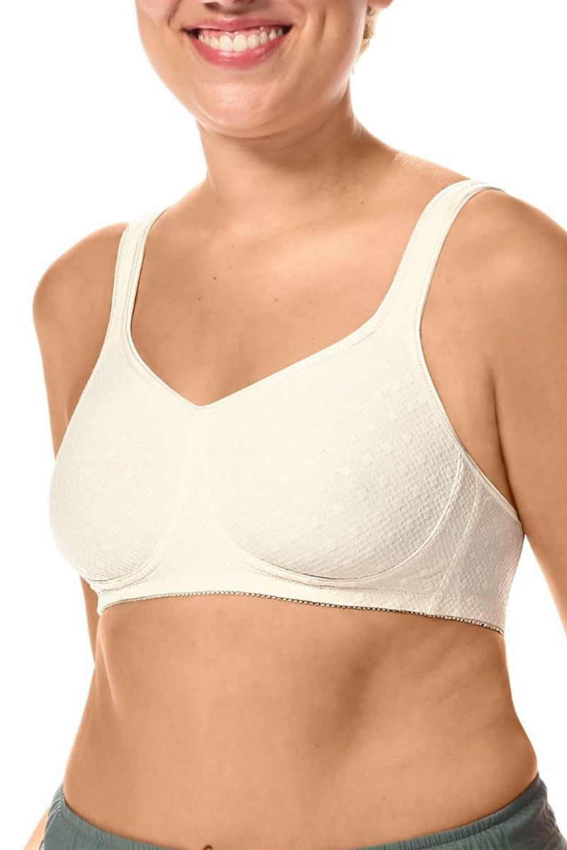 Amoena Tiana Non-wired Soft Bra - Off White