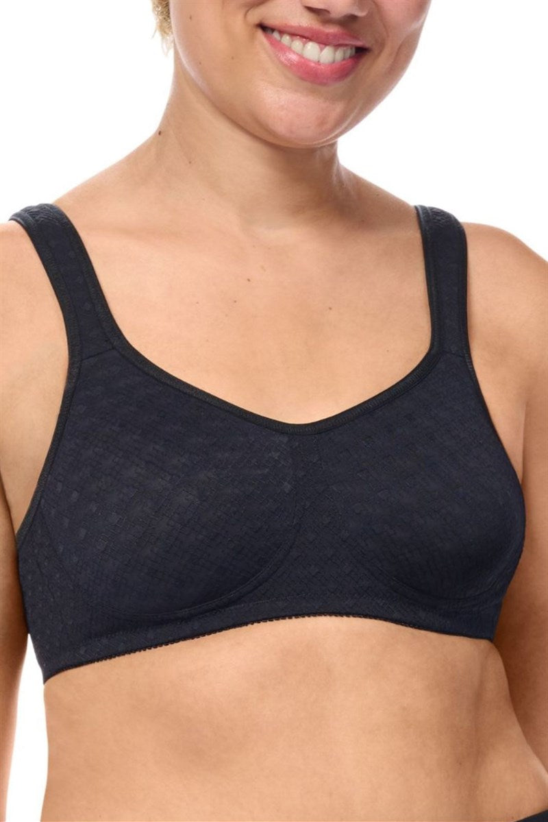 Amoena Tiana Non-wired Soft Bra - Black