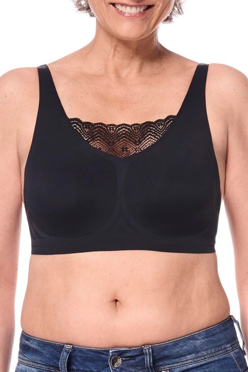 Amoena Esra Pocketed Non Wired Mastectomy Bra Top