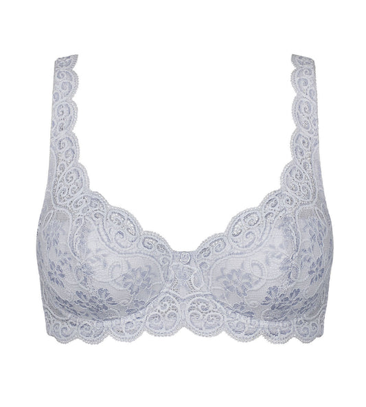 Triumph Amourette Padded Underwired Bra Lace Amourette 300 WHP Lilac Blue