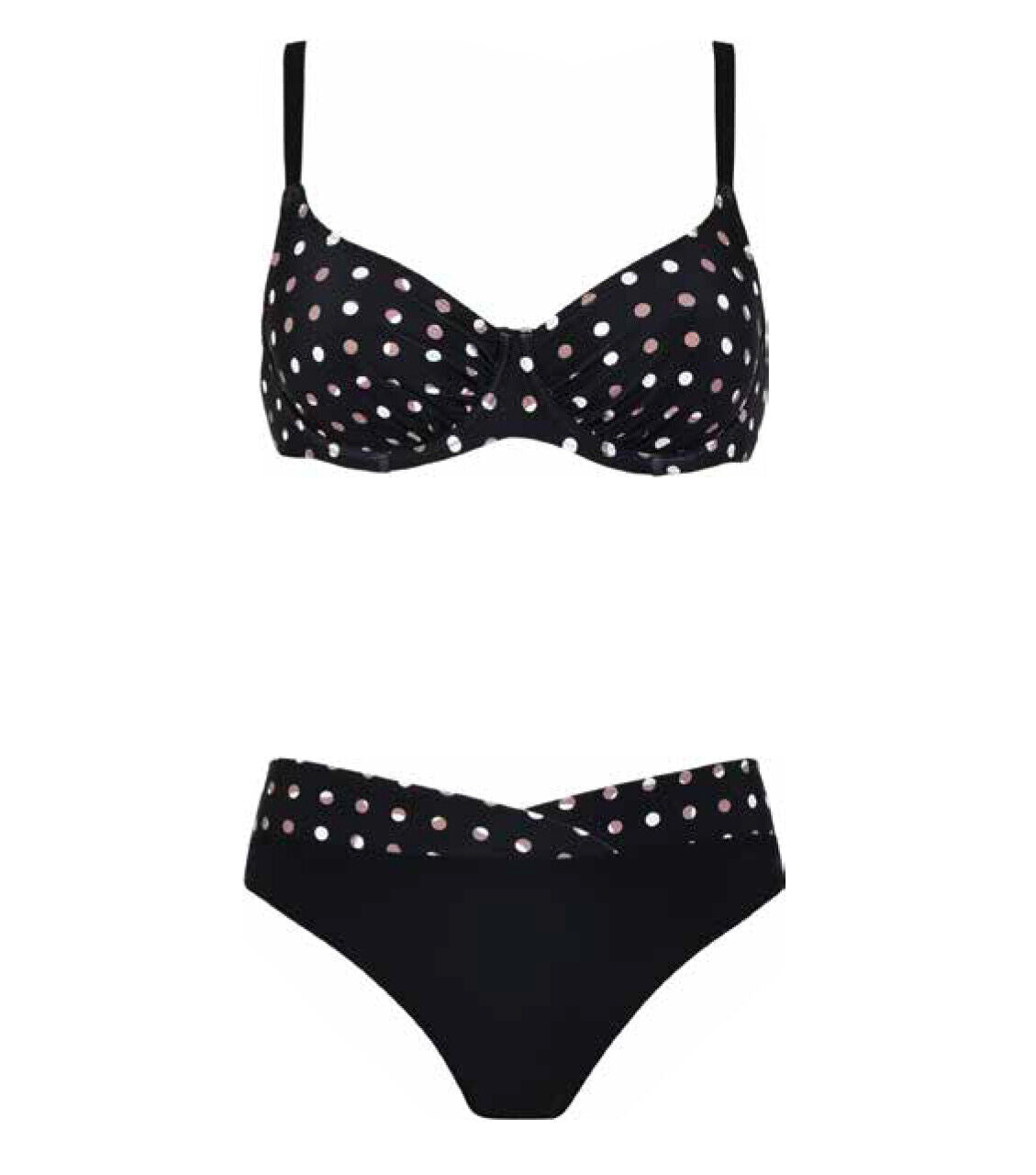 Naturana Polka Dot Underwired Bikini Set