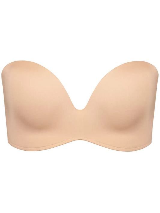 Wonderbra Strapless Bra Ultimate Strapless Magic Hands Bra Nude Skin