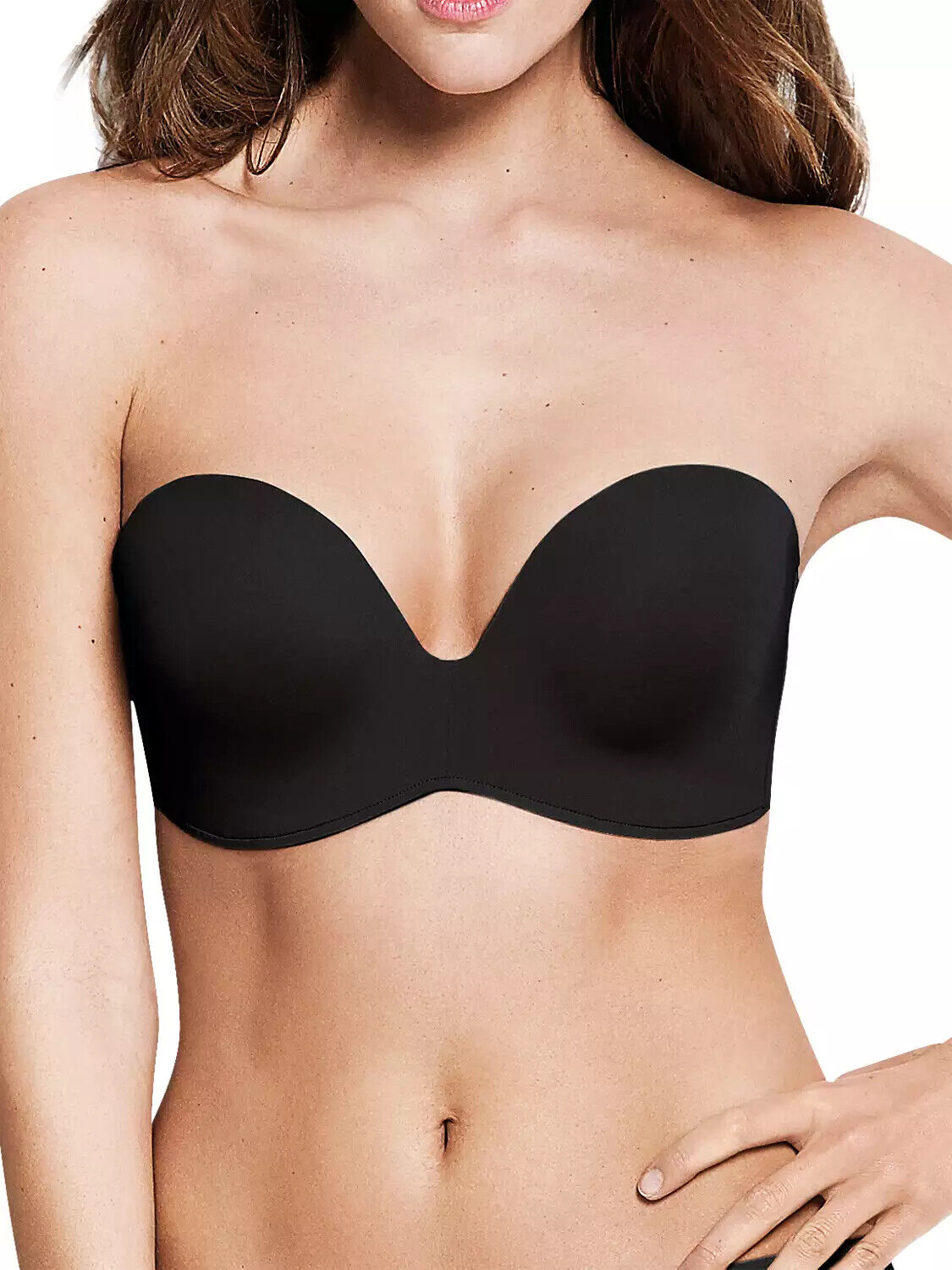Wonderbra Strapless Bra Ultimate Strapless Magic Hands Bra Black