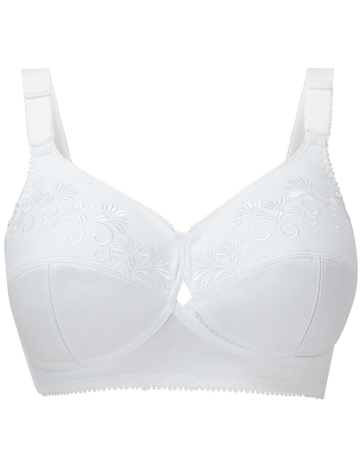 Berlei White Bra B518 Total Support Cotton Bra Non Wired Berlei Bra