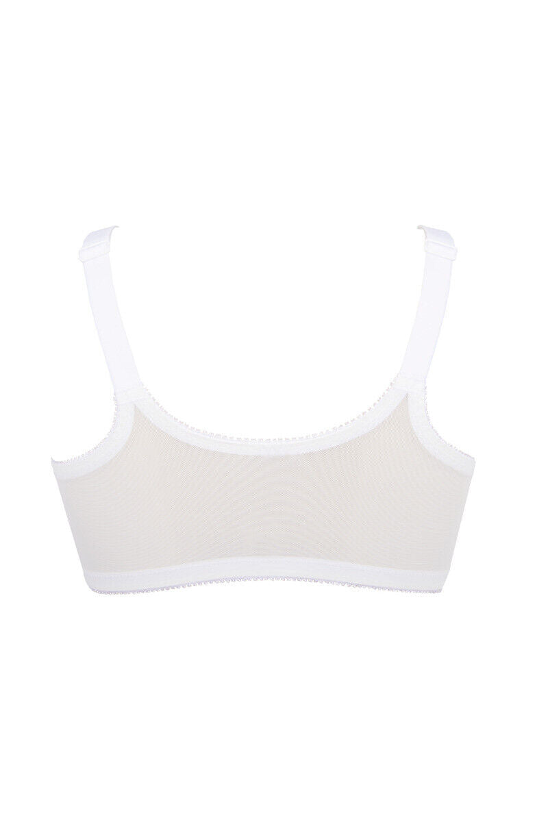 Berlei Bra White Front Fastening Classic Lace Bra B511 Front Opening Bra