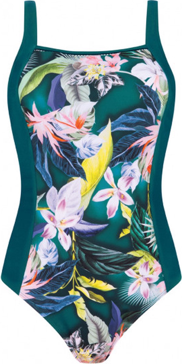 Amoena Flower Spirit Full-Bodice Pocketed Swimsuit