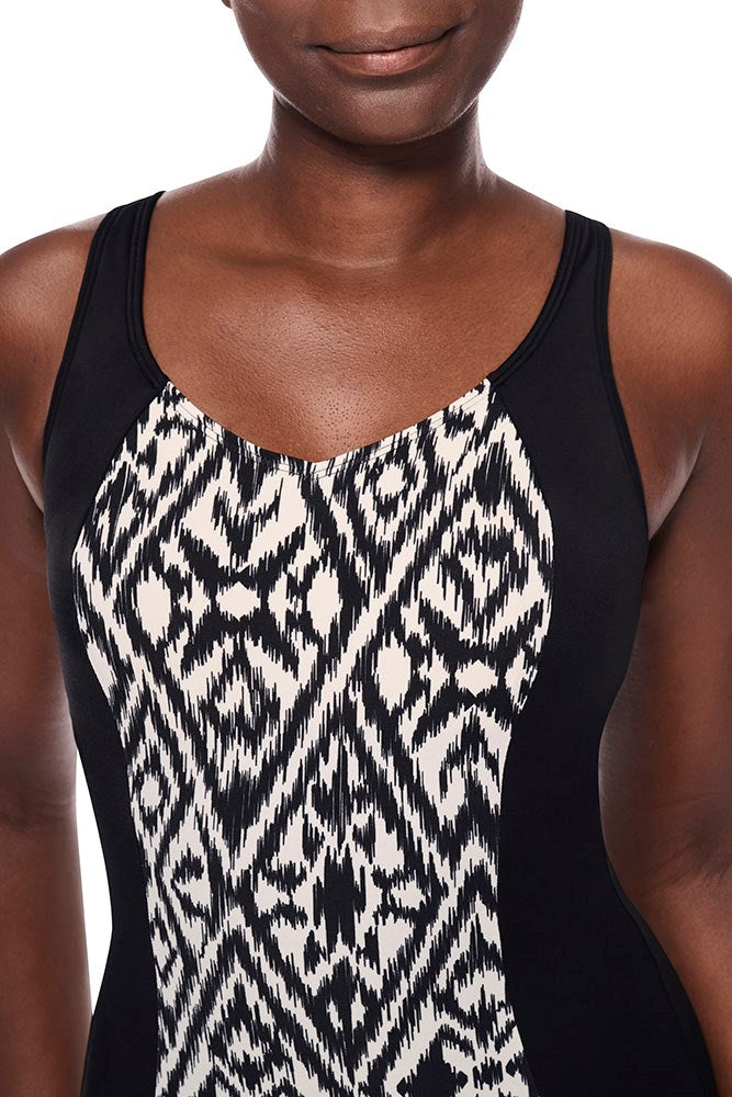 Amoena Salta Full-Bodice Pocketed Swimsuit