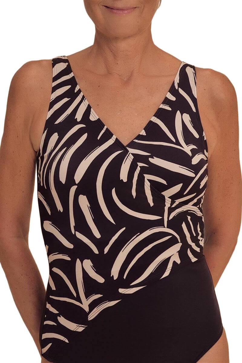 Amoena Turin Full-Bodice Pocketed Swimsuit