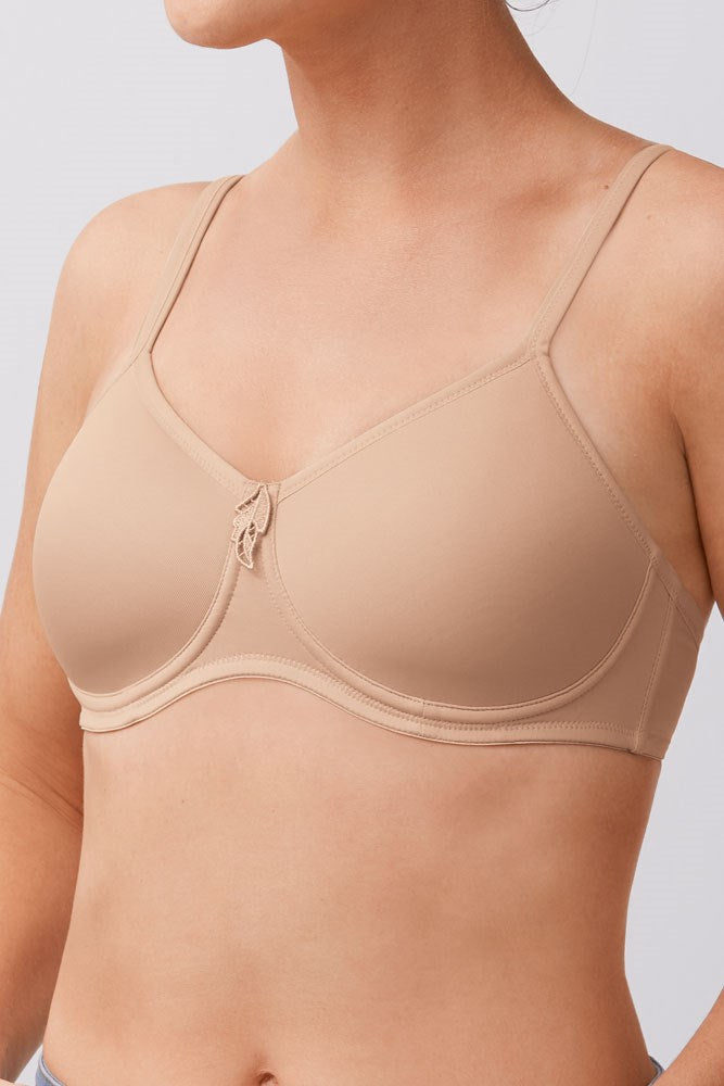 Amoena Lara Post Surgery Padded Pocketed T Shirt Bra