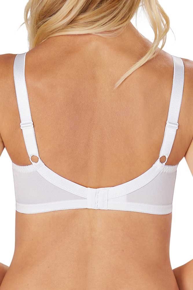 Amoena Nancy Mastectomy Pocketed Bra - White