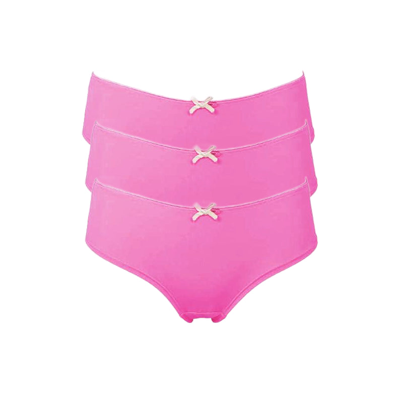 Pretty Poll Ladies Briefs Cheeky Hipster Boyshort 3 Pack Olivia Microfibre Brief